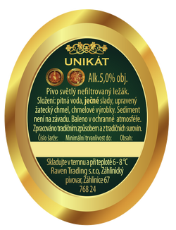 Etiketa Z Unikát 2021 zadn&iacute;